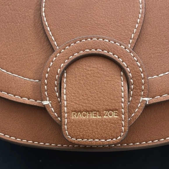 Rachel ZOE Brown Leather Crossbody Bag - Picture 3 of 4